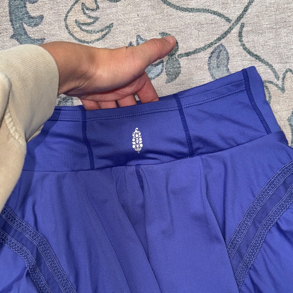 FP Movement by Free People Summer Pleats Thank Athletic Mini Skirt Skort - Picture 9 of 12
